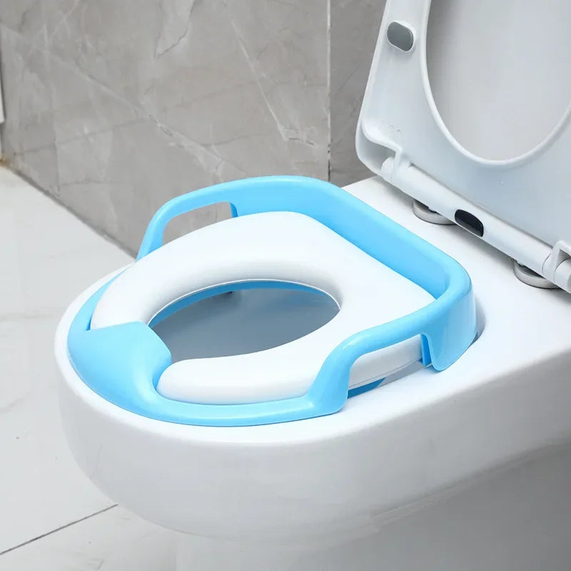 Baby Soft Toilet Seat Reducer with Handle